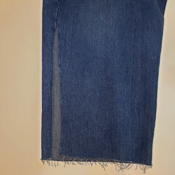 Asos Design Curve Recycled Florence Straight Leg Jeans With Side Splits Plus 28 - Picture 5 of 11